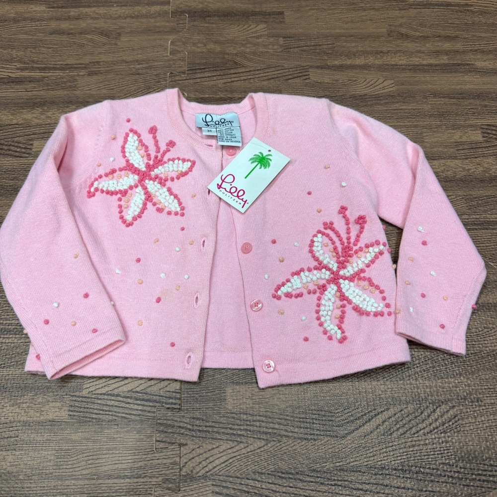 Kids Vintage Lilly Pulitzer Cardigan